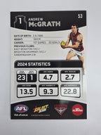 AFL 2025 Footy Stars Base Card #053 Andrew McGrath Essendon