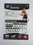 AFL 2025 Footy Stars Base Card #052 Nic Martin Essendon