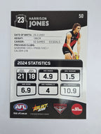 AFL 2025 Footy Stars Base Card #050 Harrison Jones Essendon