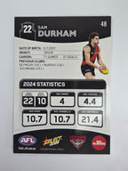 AFL 2025 Footy Stars Base Card #048 Sam Durham Essendon