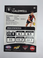 AFL 2025 Footy Stars Base Card #046 Jye Caldwell Essendon