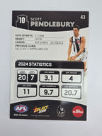 AFL 2025 Footy Stars Base Card #043 Scott Pendlebury Collingwood Magpies