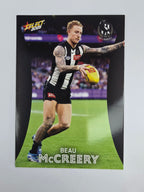 AFL 2025 Footy Stars Base Card #041 Beau McCreery Collingwood Magpies