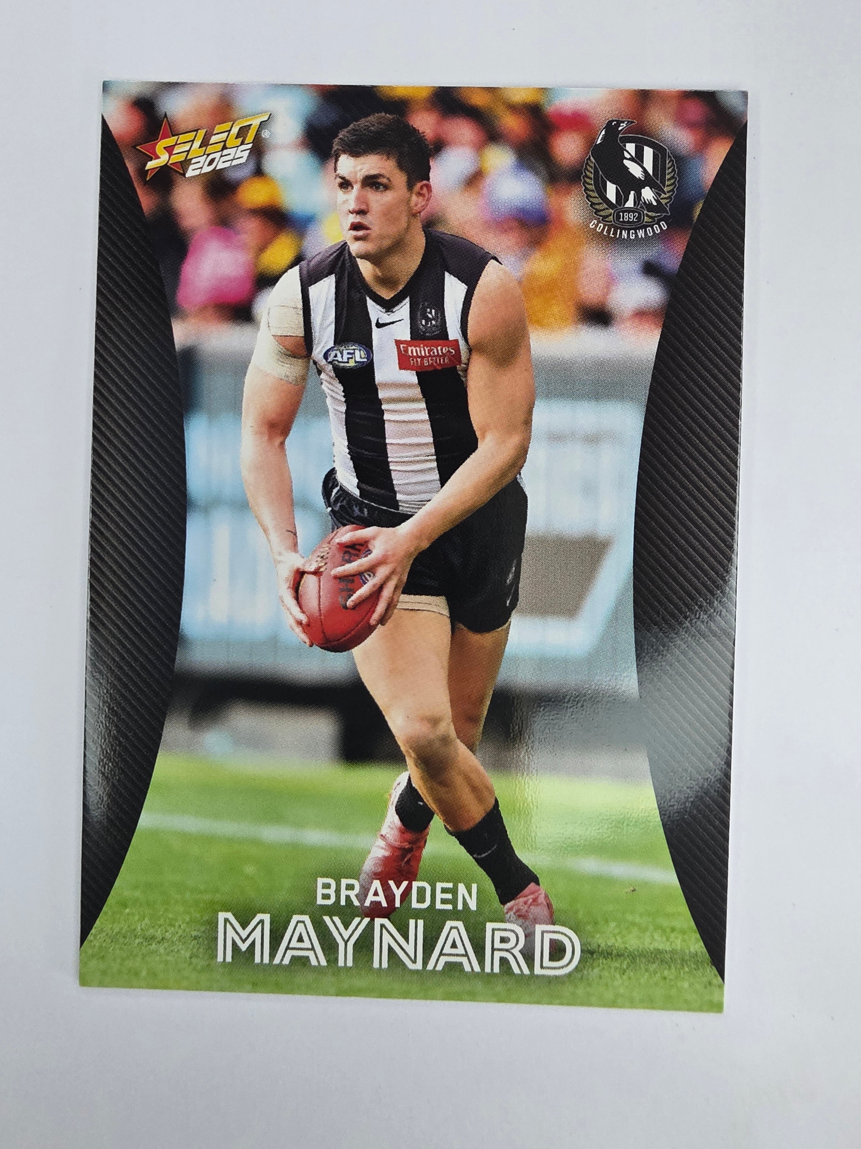 AFL 2025 Footy Stars Base Card #040 Brayden Maynard Collingwood Magpies
