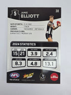 AFL 2025 Footy Stars Base Card #038 Jamie Elliott Collingwood Magpies