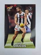 AFL 2025 Footy Stars Base Card #035 Josh Daicos Collingwood Magpies