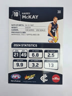 AFL 2025 Footy Stars Base Card #030 Harry McKay Carlton Blues