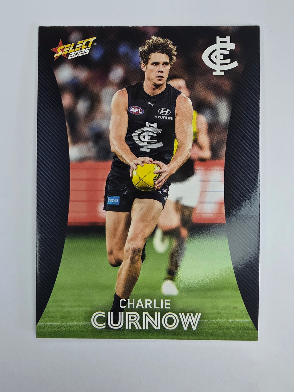 AFL 2025 Footy Stars Base Card #026 Charlie Curnow Carlton Blues