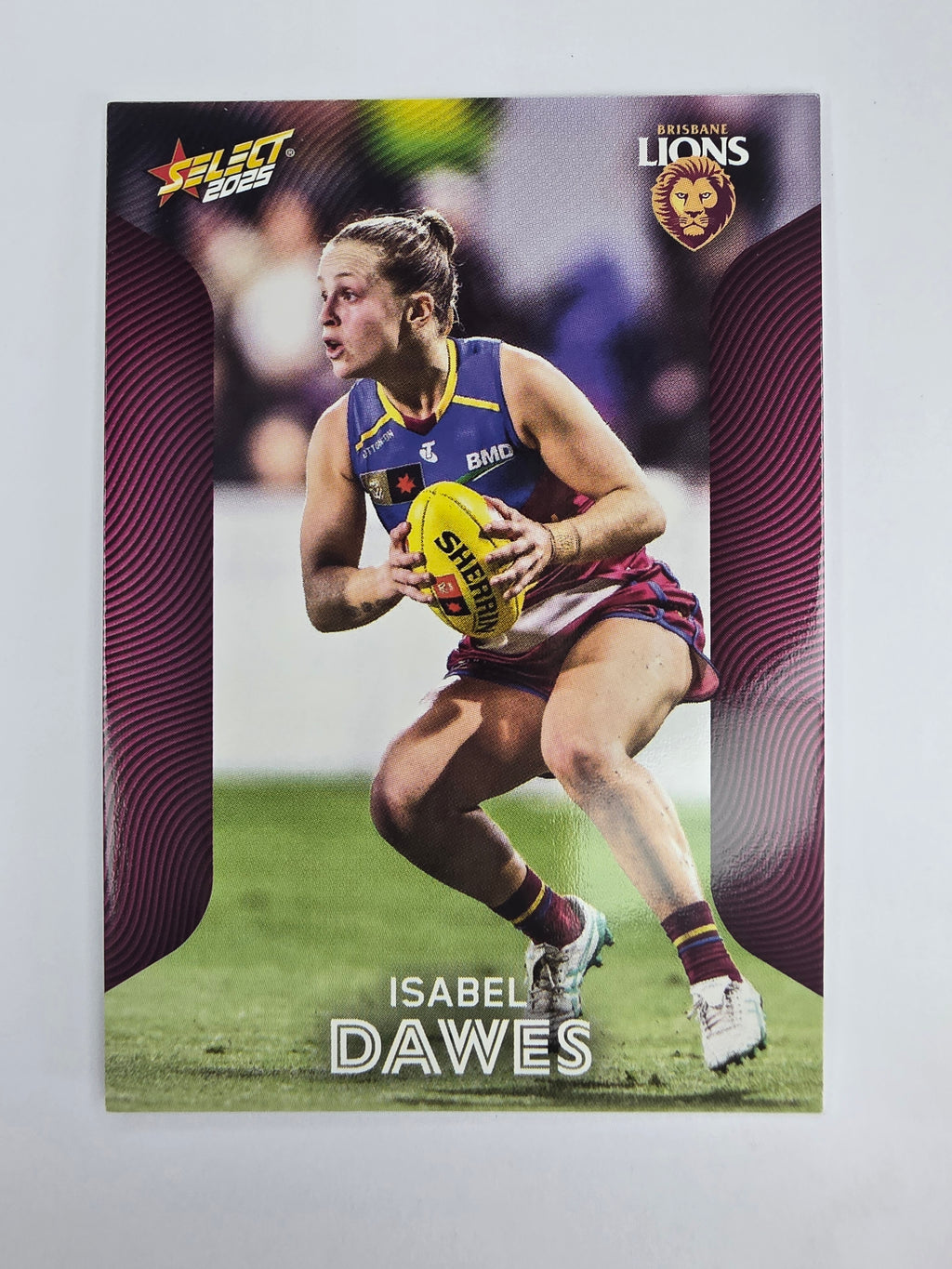 AFL 2025 Footy Stars Base Card #202 Isabel Dawes Brisbane Lions AFLW