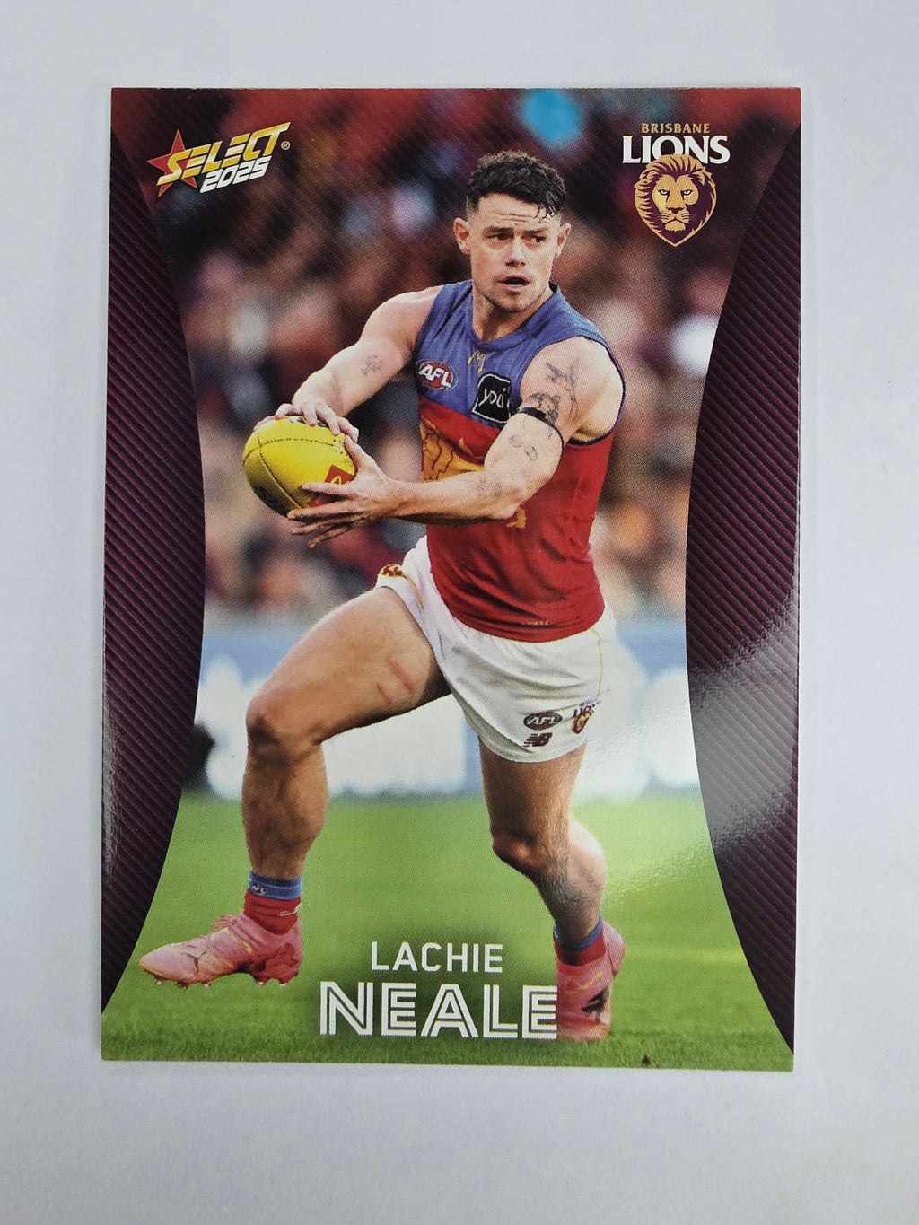 AFL 2025 Footy Stars Base Card #019 Lachie Neale Brisbane Lions