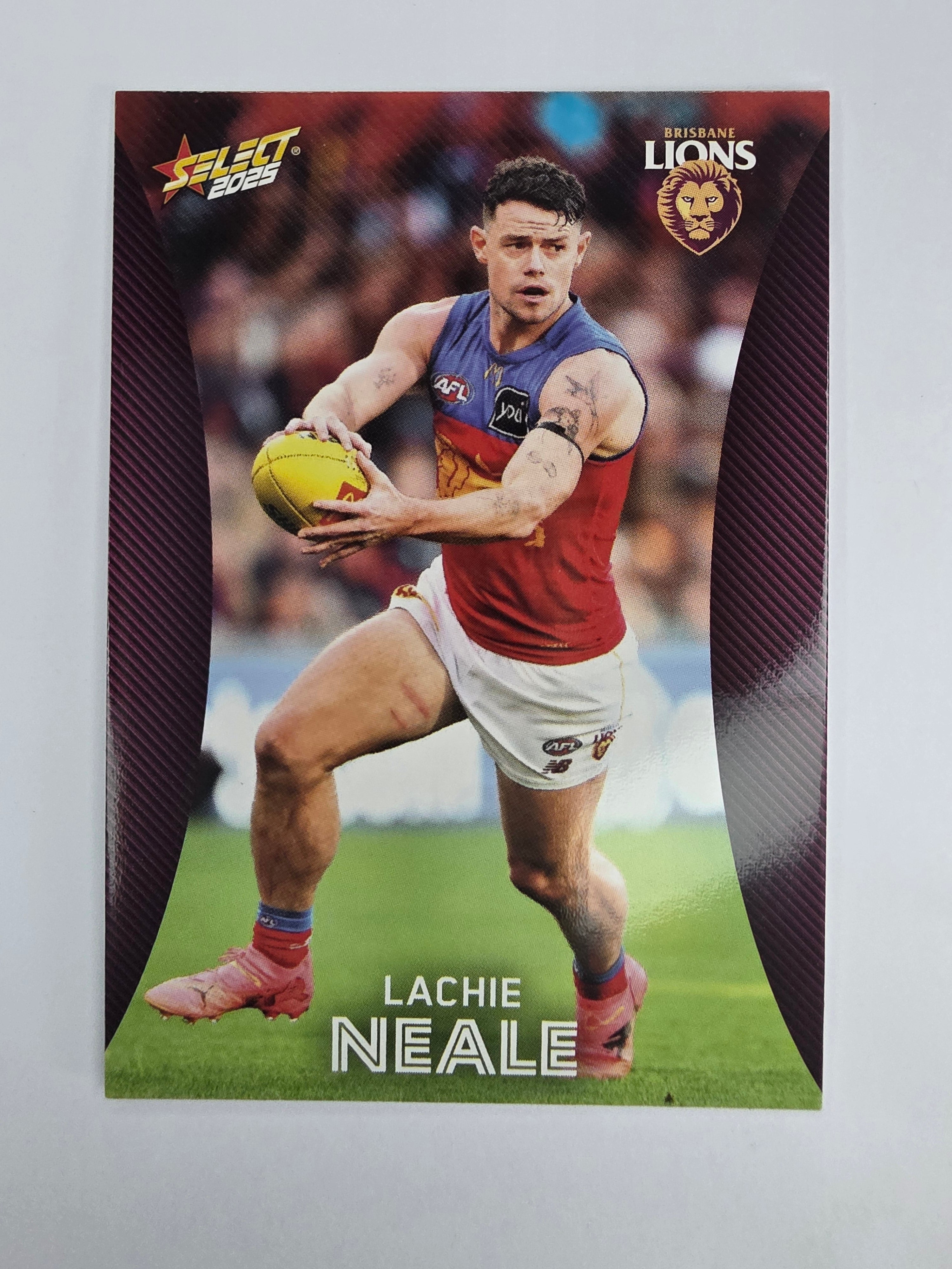 AFL 2025 Footy Stars Base Card #019 Lachie Neale Brisbane Lions