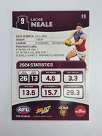 AFL 2025 Footy Stars Base Card #019 Lachie Neale Brisbane Lions