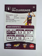 AFL 2025 Footy Stars Base Card #018 Hugh McCluggage Brisbane Lions