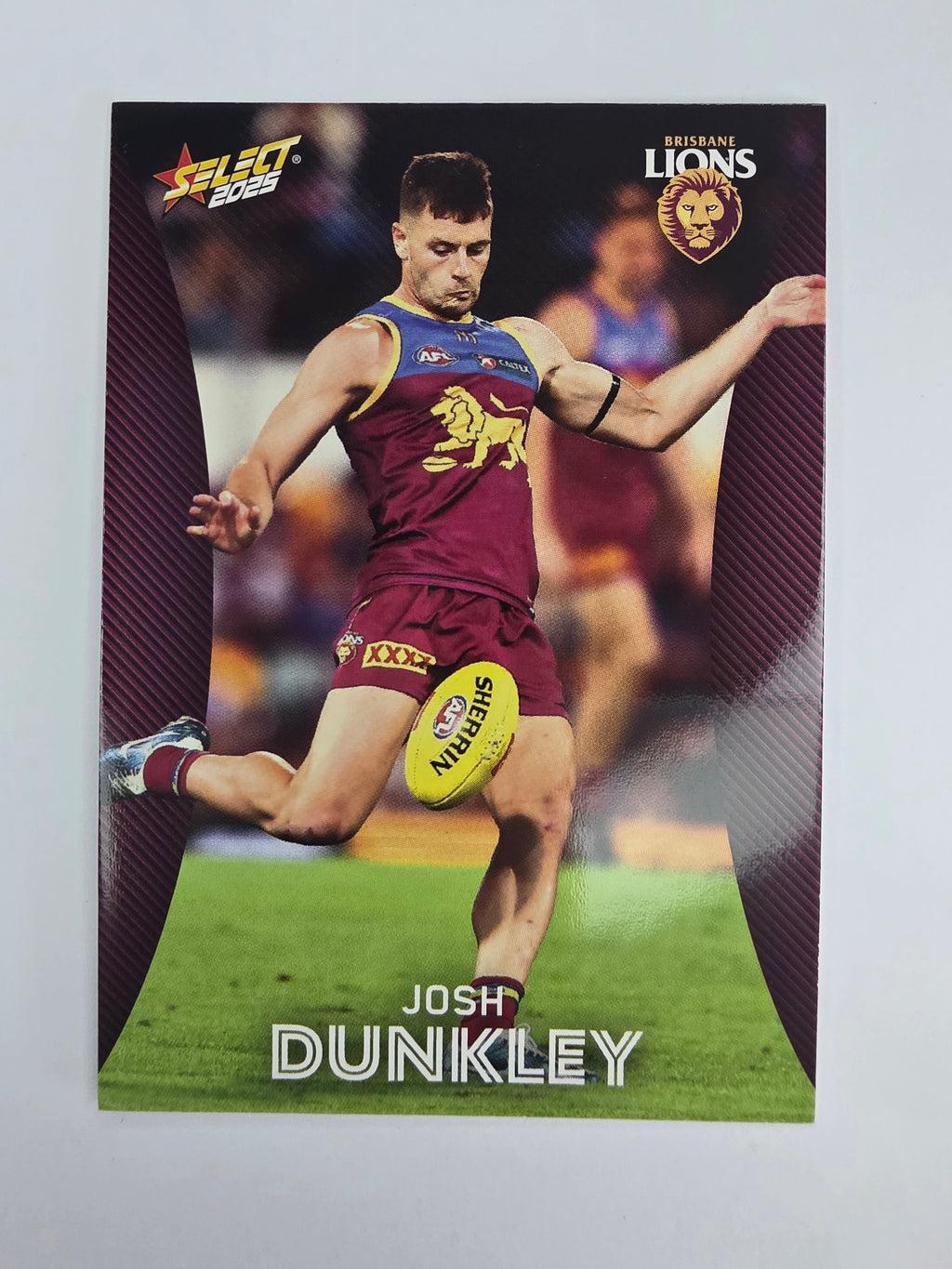 AFL 2025 Footy Stars Base Card #016 Josh Dunkley Brisbane Lions