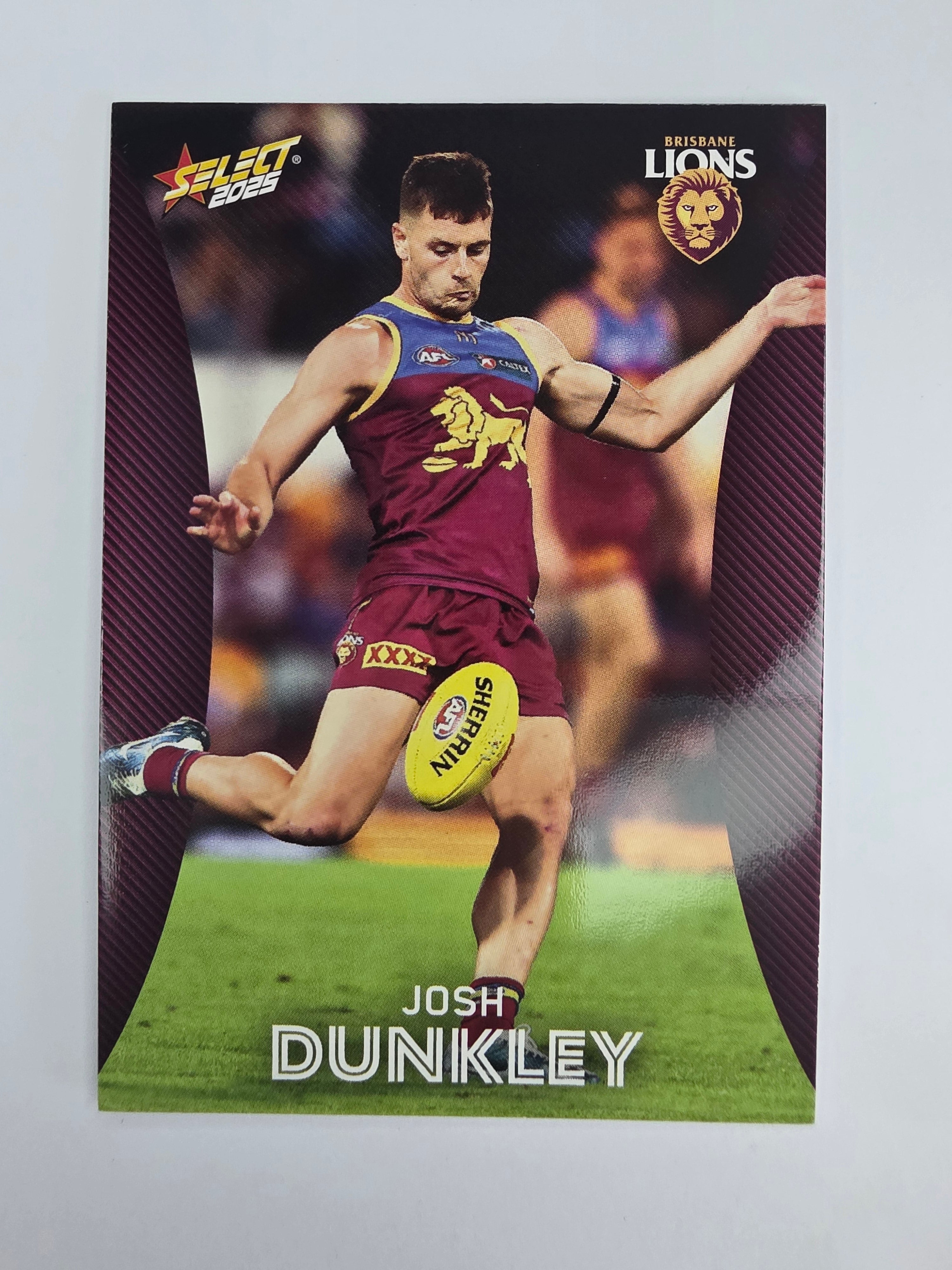 AFL 2025 Footy Stars Base Card #016 Josh Dunkley Brisbane Lions