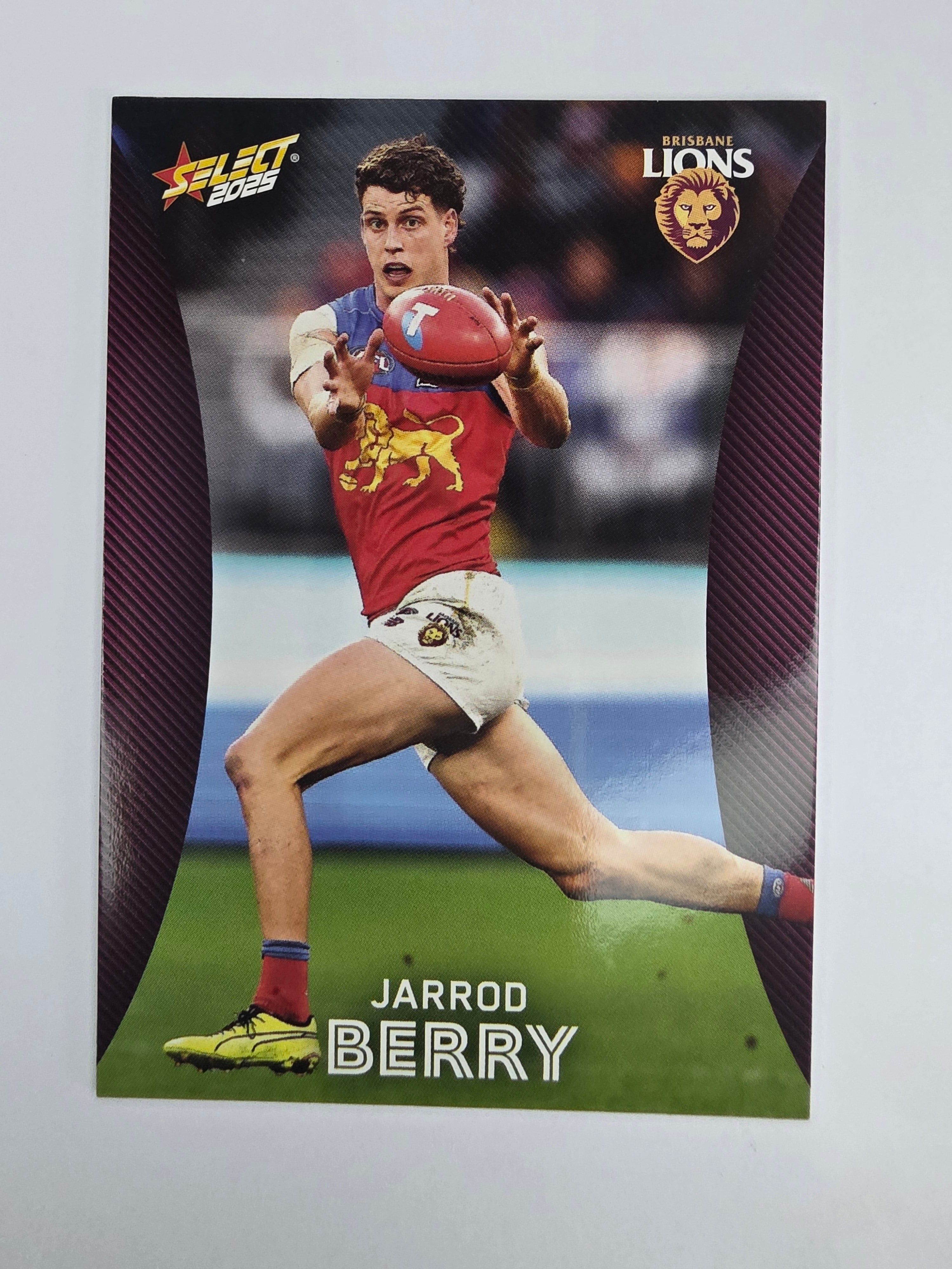 AFL 2025 Footy Stars Base Card #014 Jarrod Berry Brisbane Lions