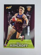 AFL 2025 Footy Stars Base Card #013 Will Ashcroft Brisbane Lions