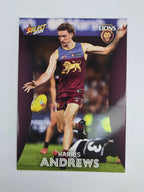 AFL 2025 Footy Stars Base Card #012 Harris Andrews Brisbane Lions
