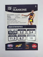 AFL 2025 Footy Stars Base Card #009 Izak Rankine Adelaide Crows