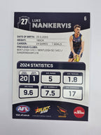 AFL 2025 Footy Stars Base Card #006 Luke Nankervis Adelaide Crows