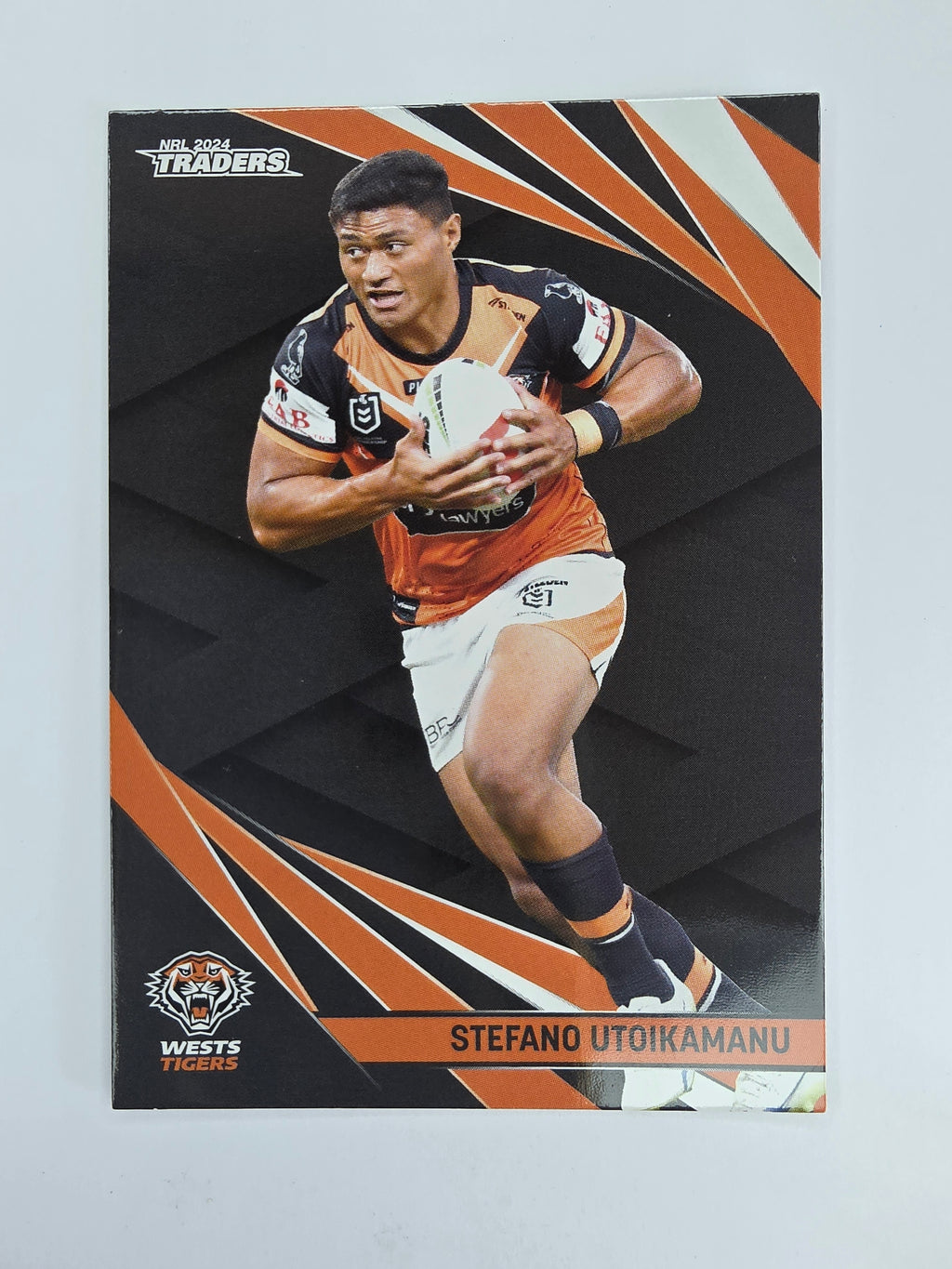 NRL 2024 Traders Base Card #153 Stefano Utoikamanu Wests Tigers