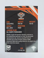 NRL 2024 Traders Base Card #150 David Klemmer Wests Tigers