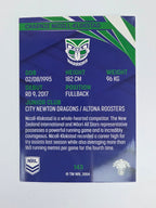NRL 2024 Traders Base Card #143 Charnze Nicoll-Klokstad New Zealand Warriors