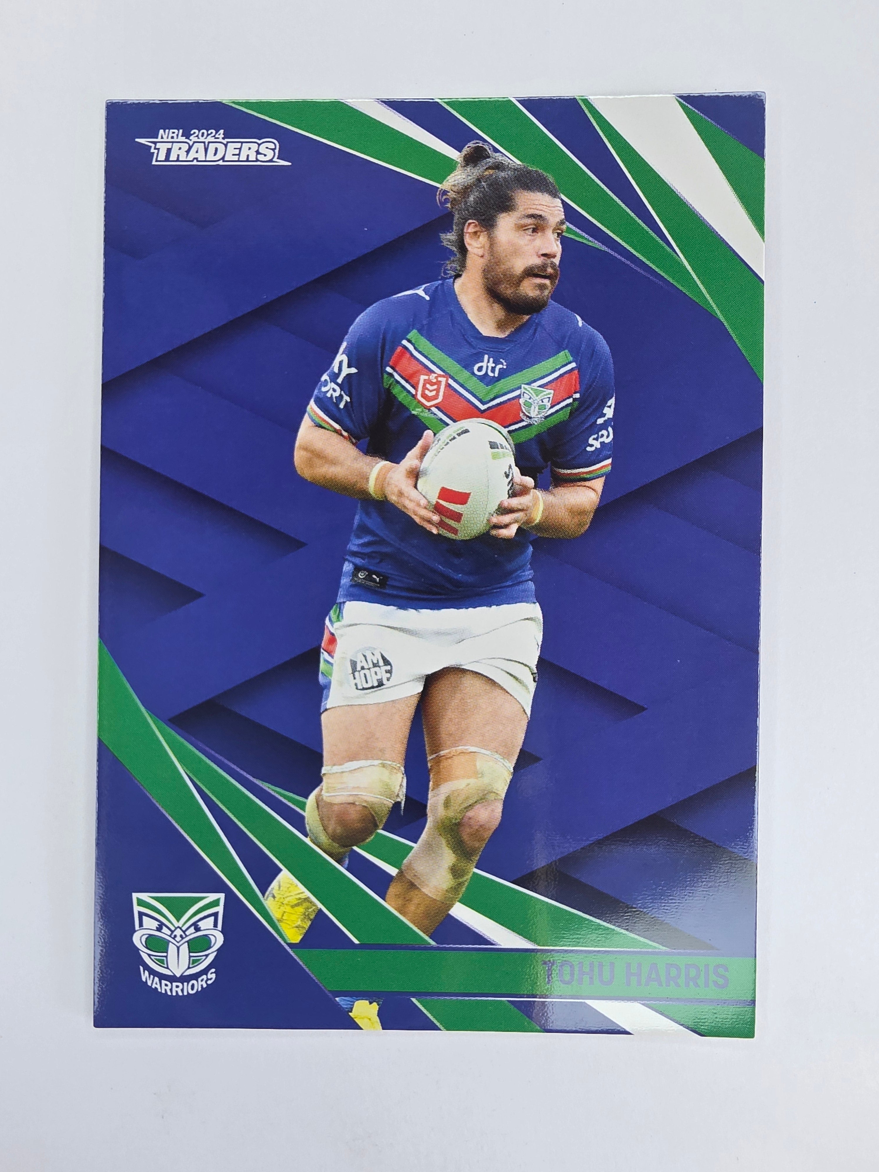 NRL 2024 Traders Base Card #140 Tohu Harris New Zealand Warriors