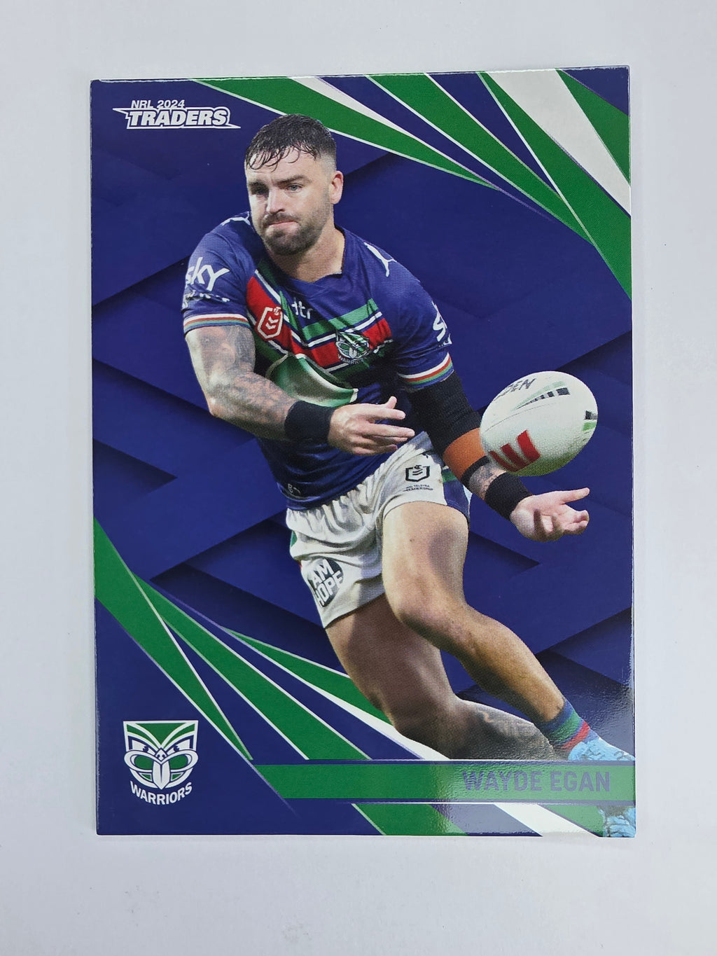 NRL 2024 Traders Base Card #137 Wayde Egan New Zealand Warriors