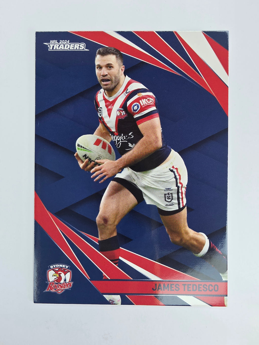 NRL 2024 Traders Base Card #133 James Tedesco Sydney Roosters