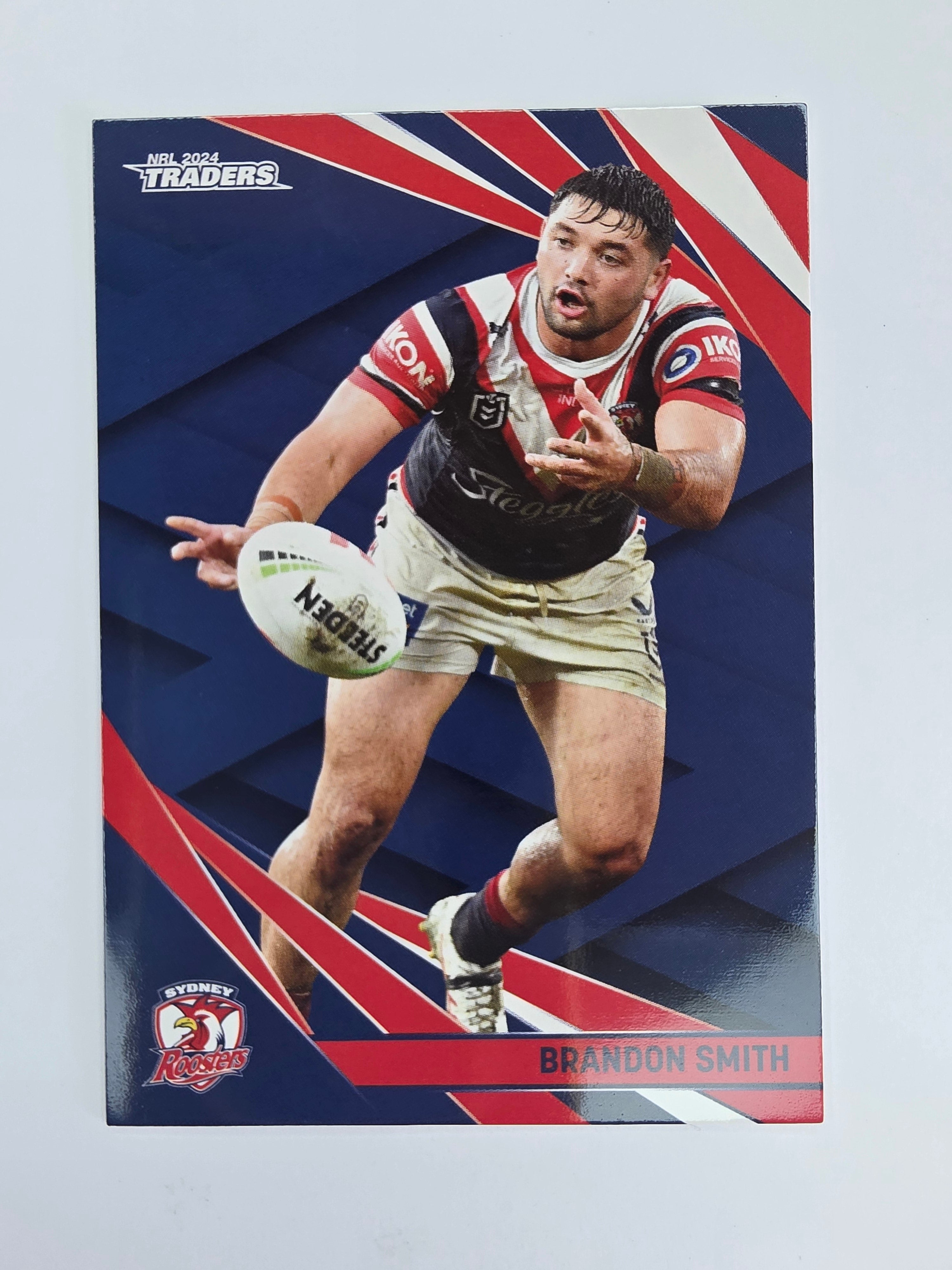 NRL 2024 Traders Base Card #132 Brandon Smith Sydney Roosters