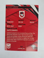 NRL 2024 Traders Base Card #122 Blake Lawrie St George Illawarra Dragons