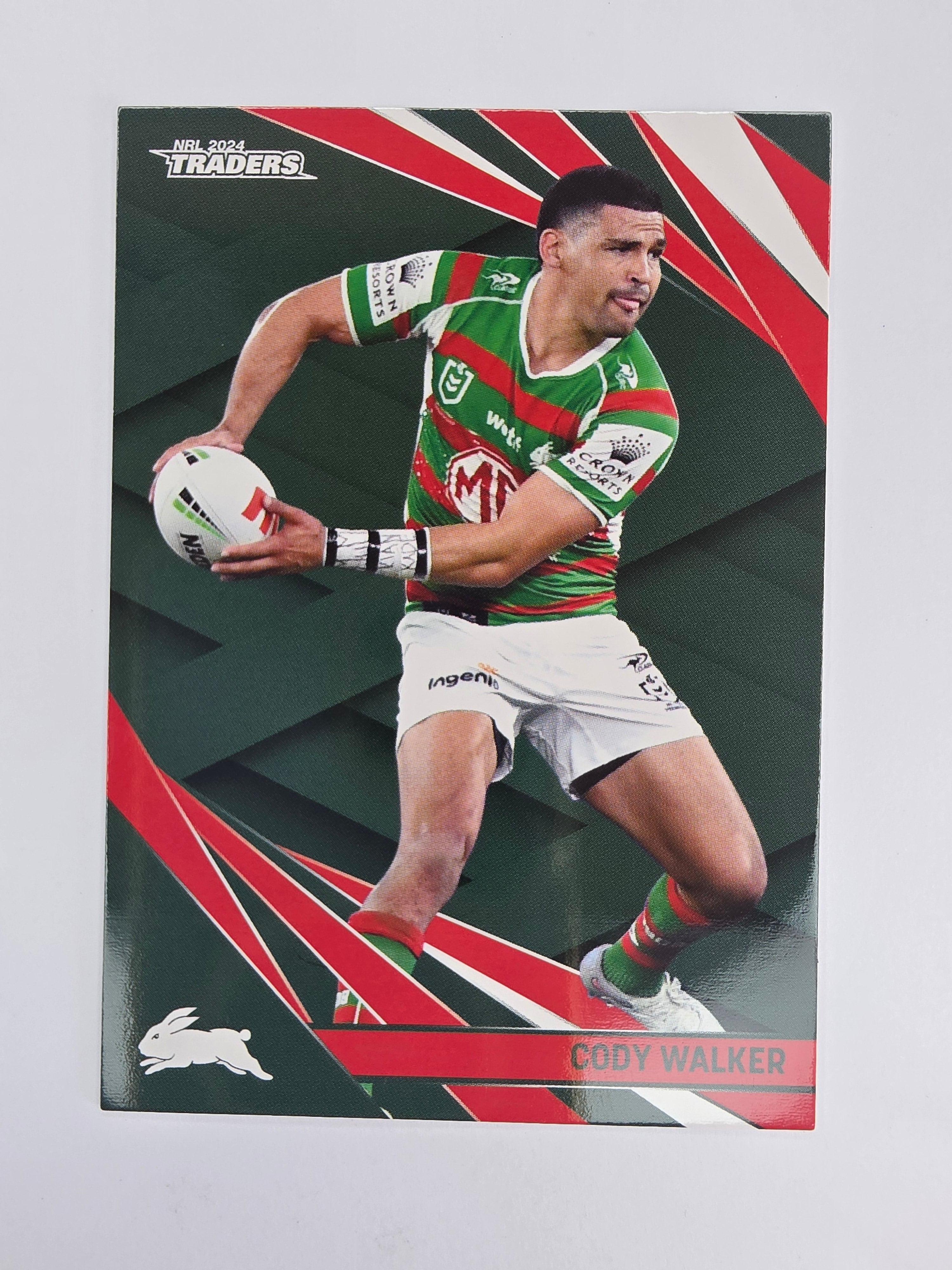 NRL 2024 Traders Base Card #117 Cody Walker South Sydney Rabbitohs