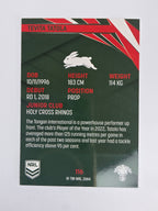 NRL 2024 Traders Base Card #116 Tevita Tatola South Sydney Rabbitohs