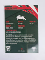 NRL 2024 Traders Base Card #111 Damien Cook South Sydney Rabbitohs