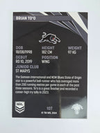 NRL 2024 Traders Base Card #107 Brian To’o Penrith Panthers