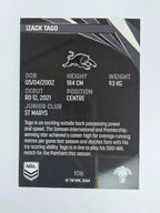 NRL 2024 Traders Base Card #106 Izack Tago Penrith Panthers