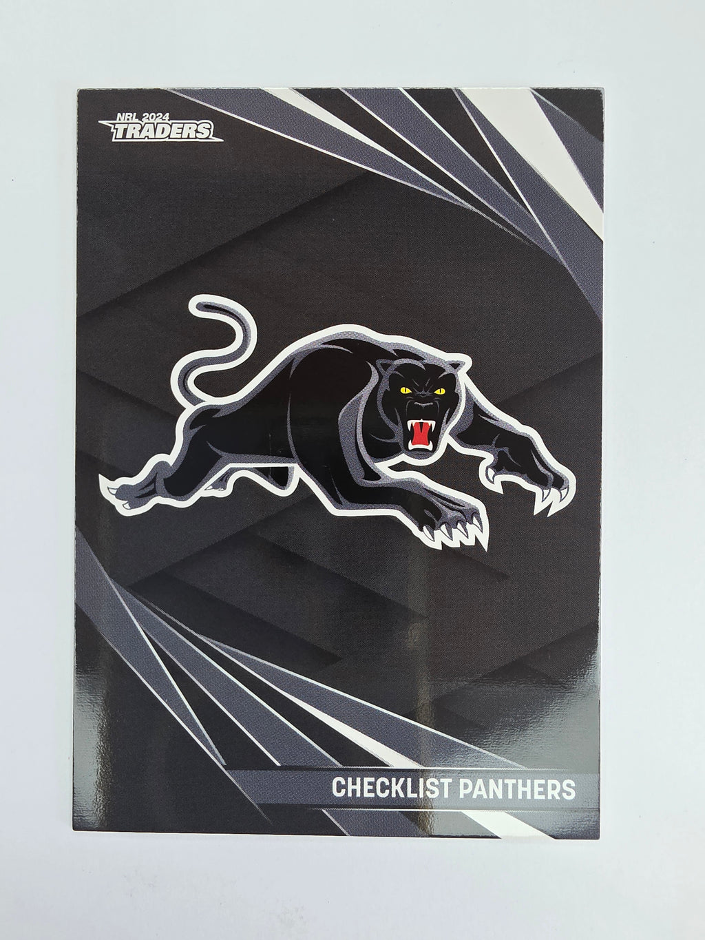 NRL 2024 Traders Base Card #100 Panthers Checklist Penrith Panthers