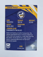 NRL 2024 Traders Base Card #098 Junior Paulo Parramatta Eels