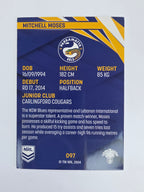 NRL 2024 Traders Base Card #097 Mitchell Moses Parramatta Eels