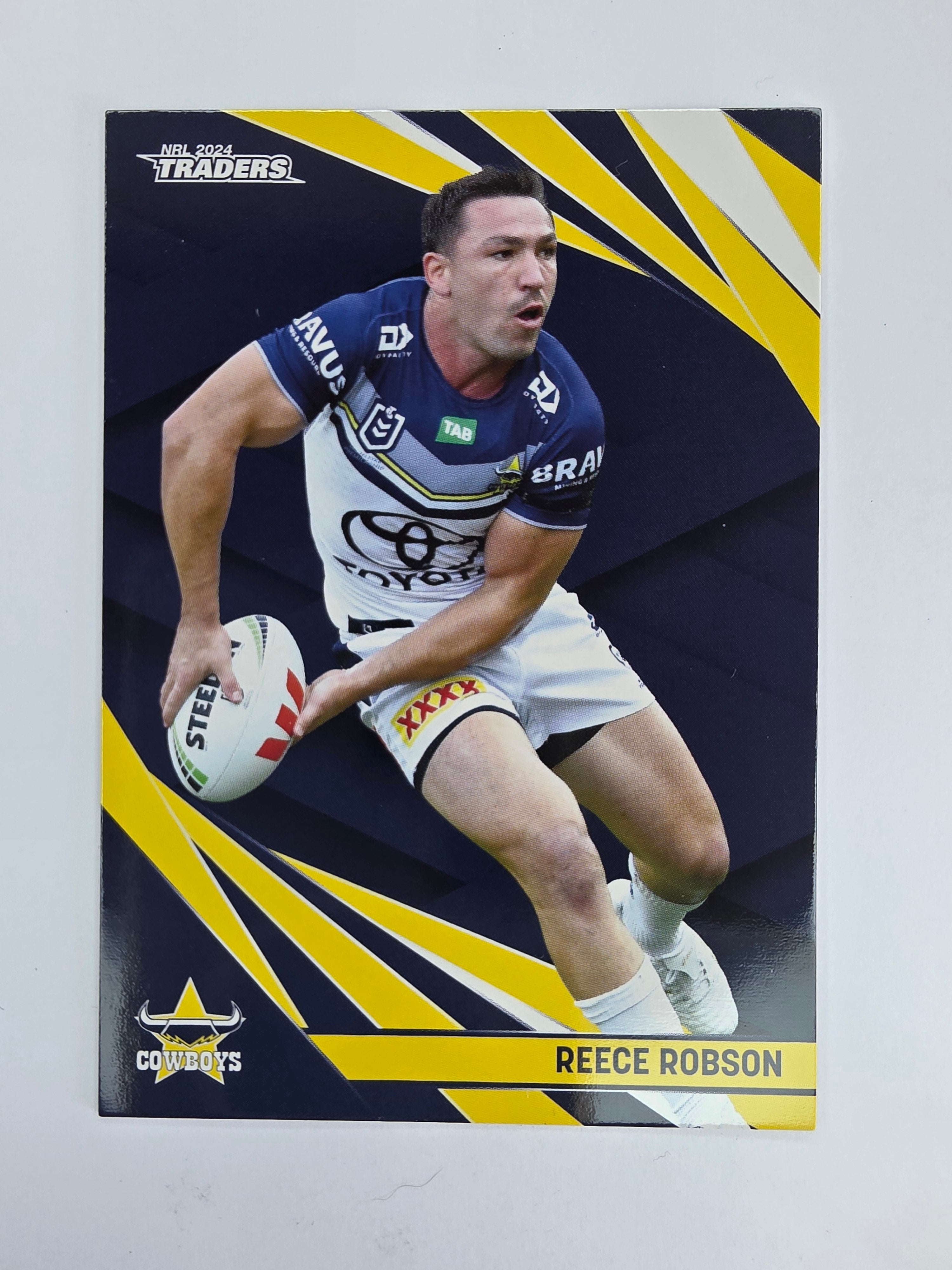 NRL 2024 Traders Base Card #087 Reece Robson North Queensland Cowboys