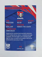 NRL 2024 Traders Base Card #075 Phoenix Crossland Newcastle Knights