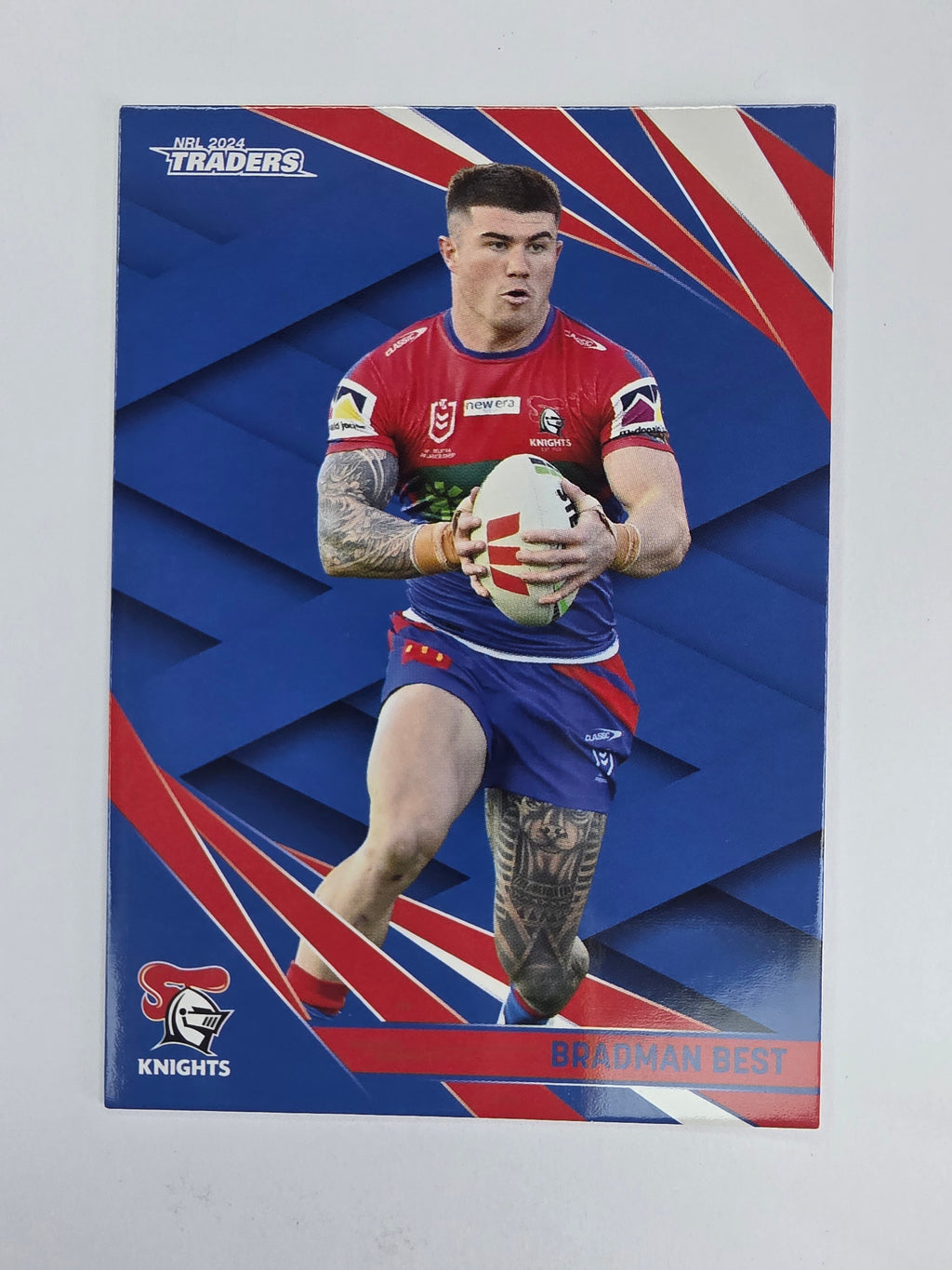 NRL 2024 Traders Base Card #074 Bradman Best Newcastle Knights