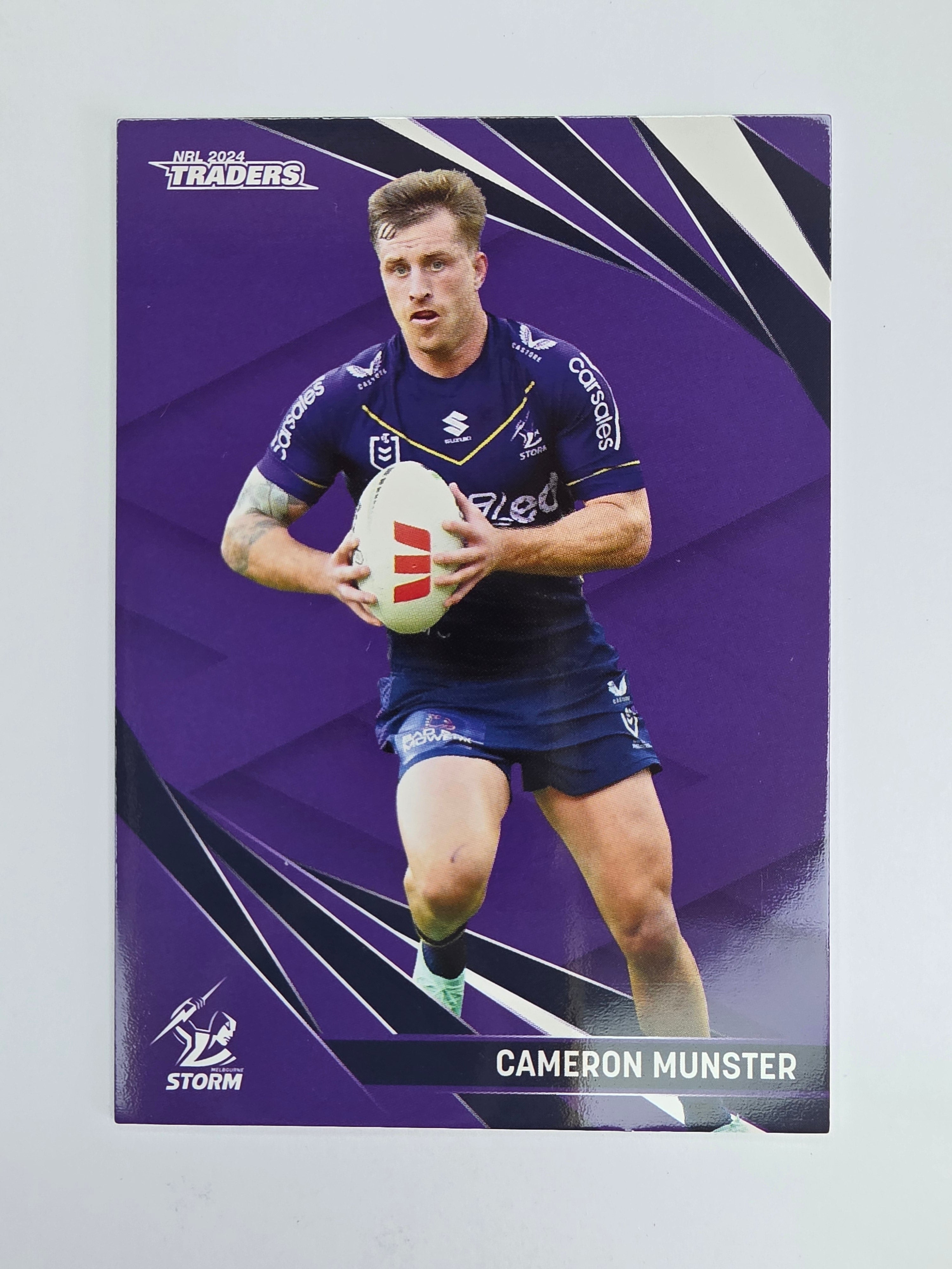 NRL 2024 Traders Base Card #070 Cameron Munster Melbourne Storm