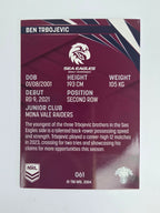 NRL 2024 Traders Base Card #061 Ben Trbojevic Manly Warringah Sea Eagles