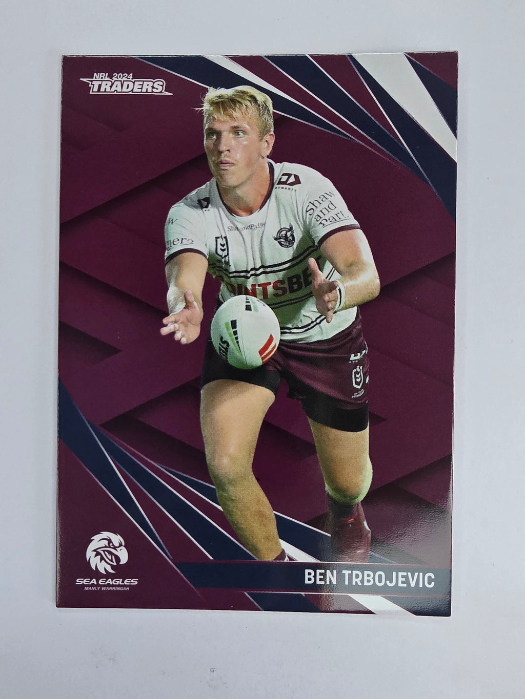 NRL 2024 Traders Base Card #061 Ben Trbojevic Manly Warringah Sea Eagles