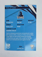 NRL 2024 Traders Base Card #054 Phillip Sami Gold Coast Titans