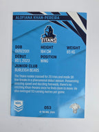 NRL 2024 Traders Base Card #053 Alofiana Khan-Pereira Gold Coast Titans