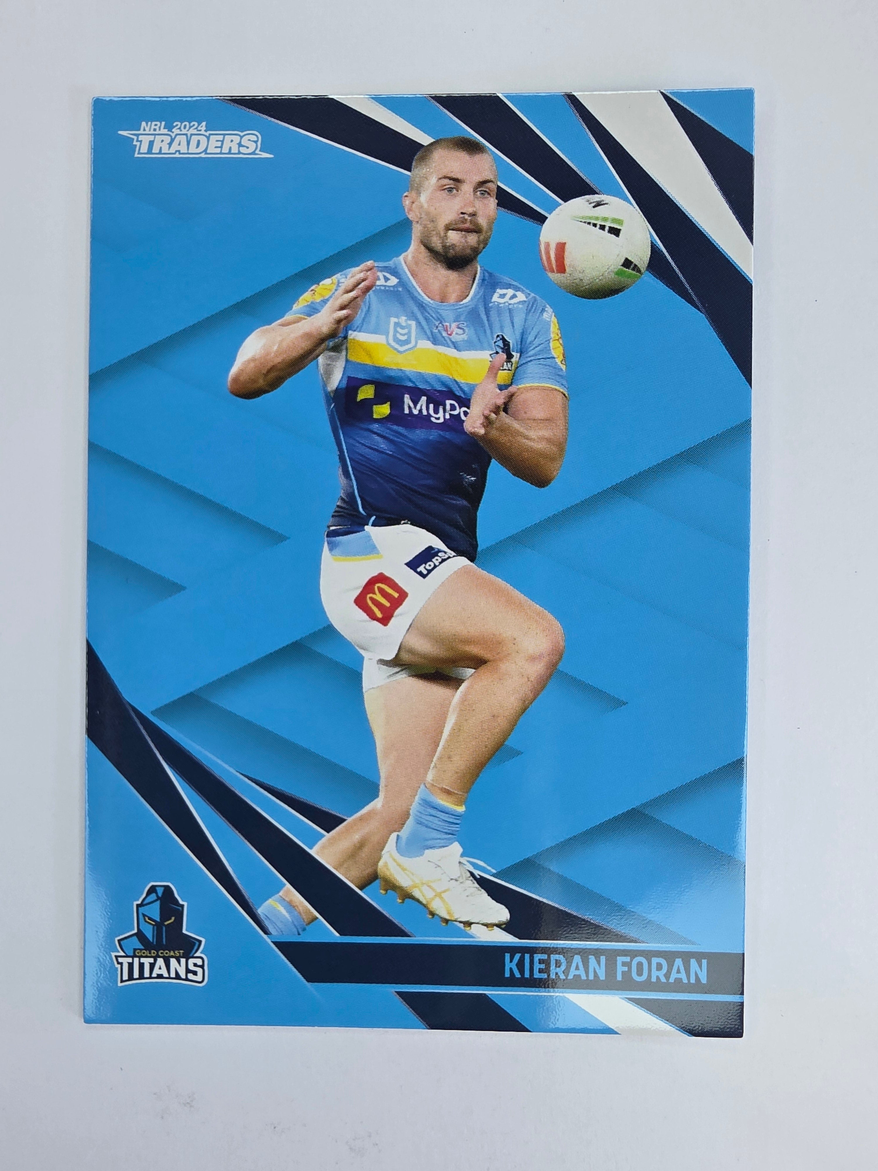 NRL 2024 Traders Base Card #051 Kieran Foran Gold Coast Titans