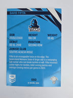NRL 2024 Traders Base Card #050 David Fifita Gold Coast Titans